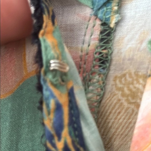 FARM for Anthropology Floral V-Neck Wrap Dress - Large - Picture 5 of 10